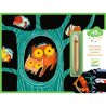 Scratch Art for toddlers - Learning about Animals and birds