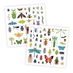 Djeco - metallic insect stickers