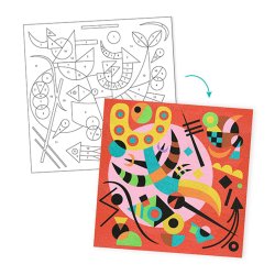 Inspired by Vassily Kandinsky Sand pictures