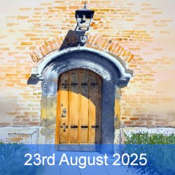 Painting Colourful Doorways in watercolour with Denise Schoenberg (Cambridge)