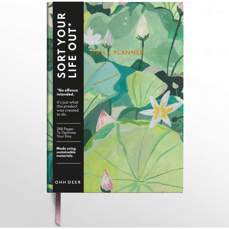 Sort Your Life Out Daily Planner - Water Lilies