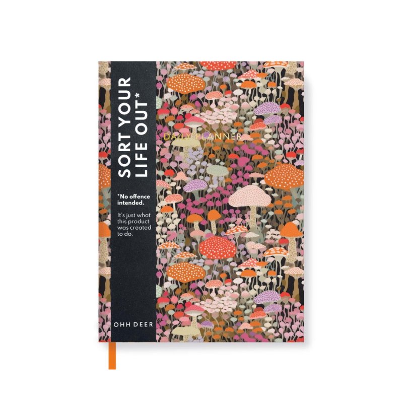 Sort Your Life Out Daily Planner - Mushrooms
