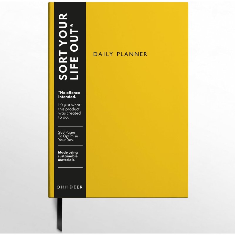 Sort Your Life Out Daily Planner - Yellow