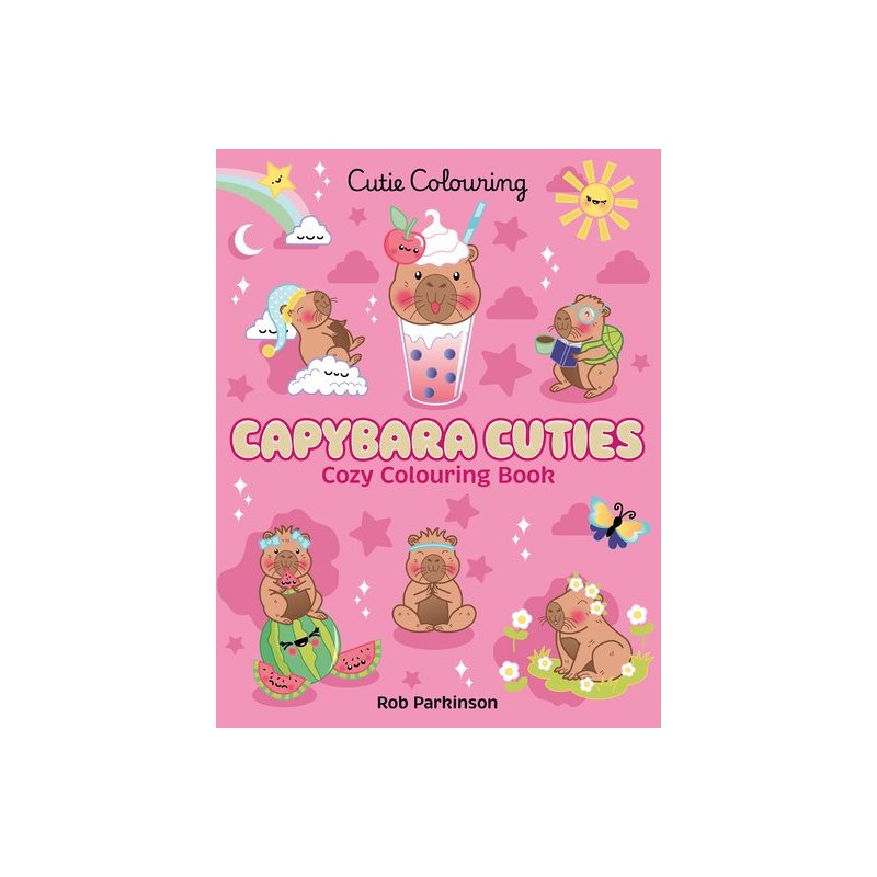 Capybara Cuties colouring book