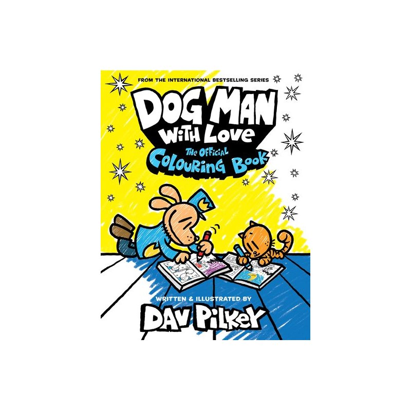 Dog Man colouring book