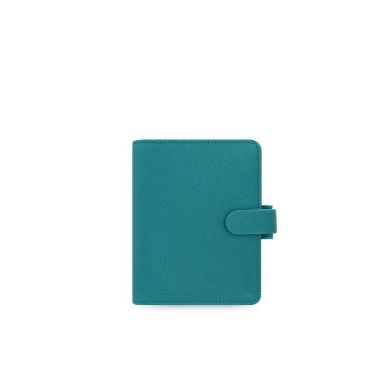 Saffiano Aquamarine Pocket Organiser - Filofax