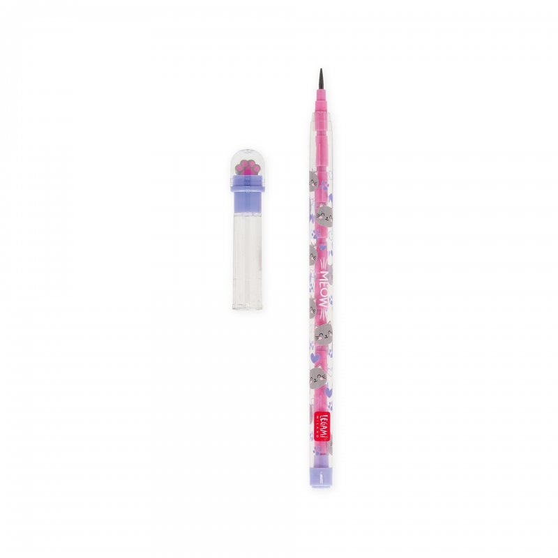 Legami Cat stackable pencil with eraser