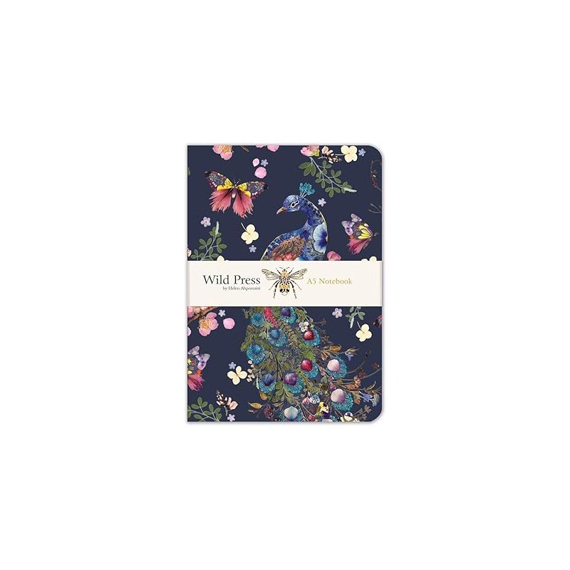 Wild Press by Helen Ahpornsiri A5 Notebook
