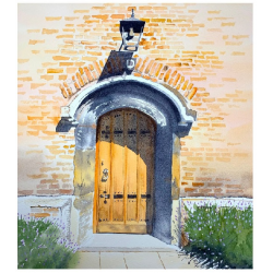 Painting Colourful Doorways in Watercolour with Denise Schoenberg (Cambridge)