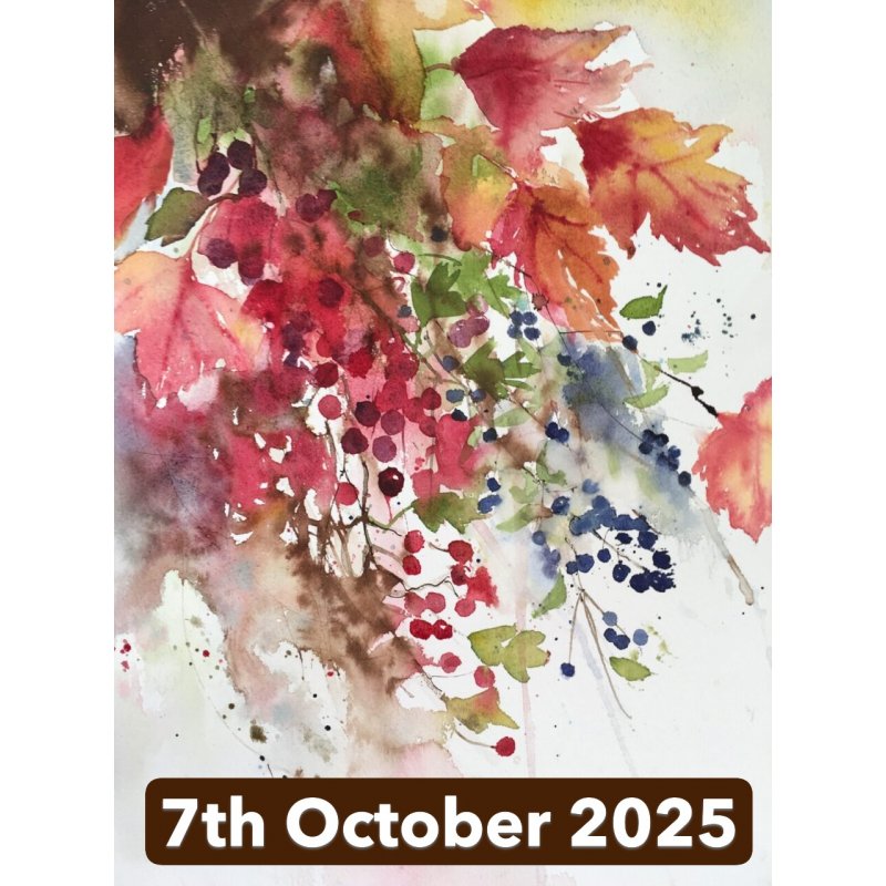 Autumn Hedgerow in Watercolour with Helen Clarke (Newmarket)
