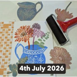 Botanical Lino Printing With Vicky Hallam (Cambridge)