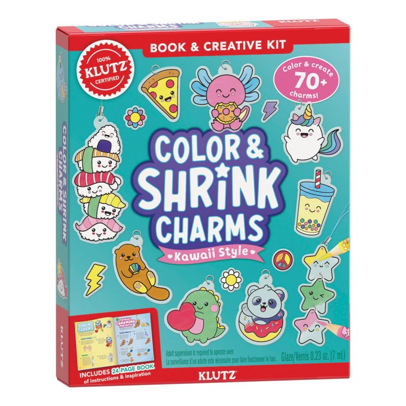 Klutz Colour and Shrink Charms - Kawaii Style