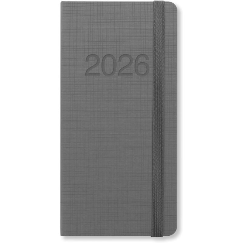 Memo Slim Week to View Diary 2026 - Multilanguage