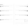 Serene A6 Week to View Diary 2026 - Multilanguage