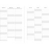Serene A6 Week to View Diary 2026 - Multilanguage
