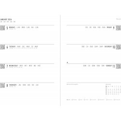 Letts Oslo A6 Week to View Diary 2026