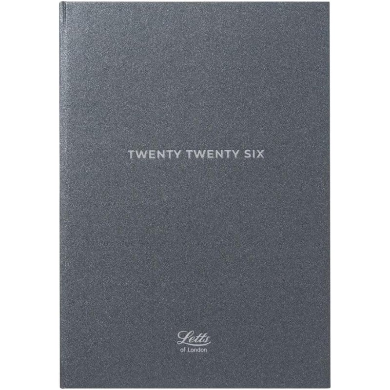 Letts Titanium A5 Week to View Diary 2026 - Multilanguage