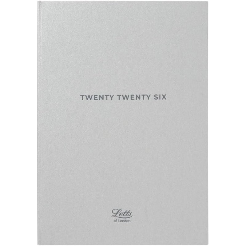 Letts Titanium A5 Week to View Diary 2026 - Multilanguage