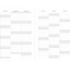 Serene A5 Week to View Diary 2026 - Multilanguage