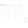 Serene A5 Week to View Diary 2026 - Multilanguage