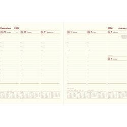 Lexicon Quarto Week to View Diary with Appointments 2026 - English