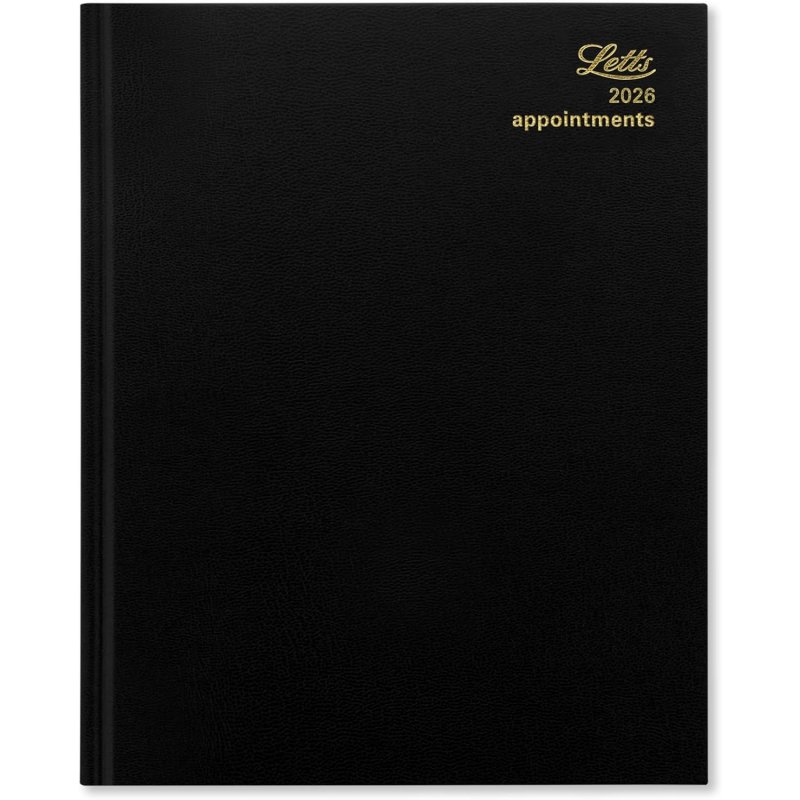 Letts Standard Quarto Week to View Diary with Appointments 2026
