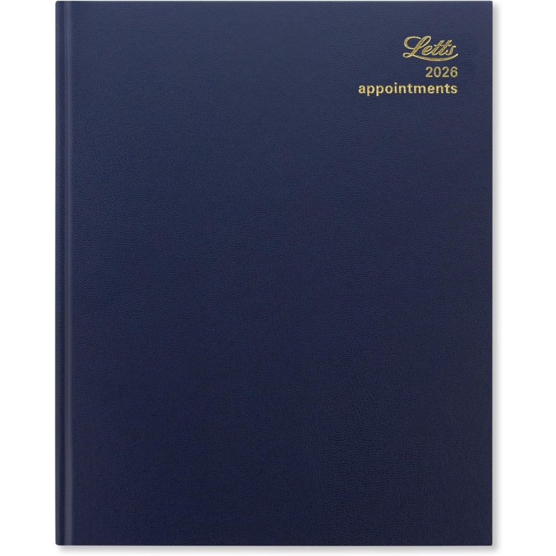 Letts Standard Quarto Week to View Diary with Appointments 2026