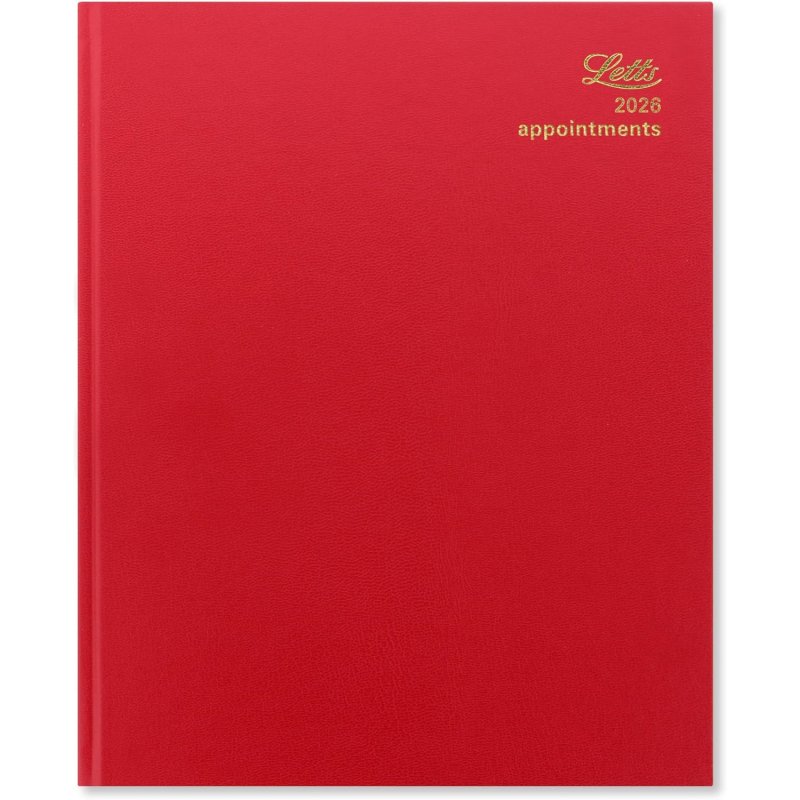 Letts Standard Quarto Week to View Diary with Appointments 2026