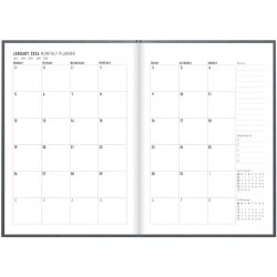 Letts Titanium A5 Day to Page Diary 2026 with Appointments- Multilanguage