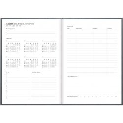 Letts Titanium A5 Day to Page Diary 2026 with Appointments- Multilanguage