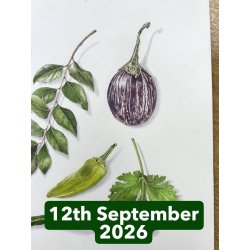 Vegetables and Spices in Coloured Pencil With Janie Pirie (Cambridge)