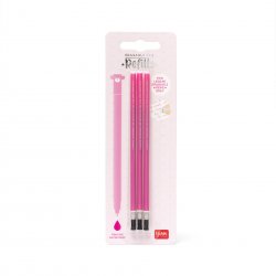 Erasable pen pink ink refills