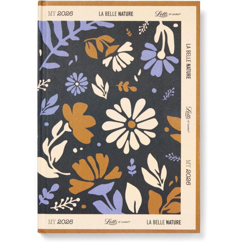 Letts La Belle Nature A5 Week to View Diary 2026 - Multilanguage