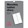 Letts Monthly Tablet Wall Calendar 2026