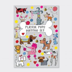 Playful Pups writing set