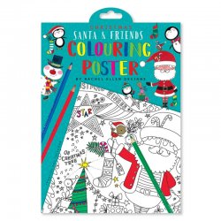 Santa and Friends Colouring...