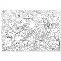Magical Fairyland Colouring Poster