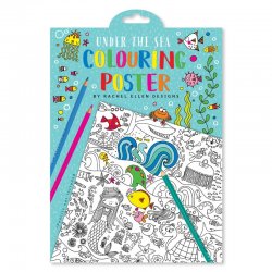 Under the Sea Colouring Poster
