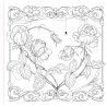 Goth Garden Artist's Colouring Book