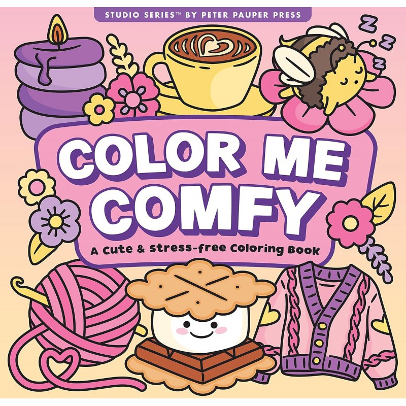 Colour Me Comfy Adult Coloring Book