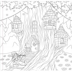 Enchanted Kingdom Adult Coloring Book