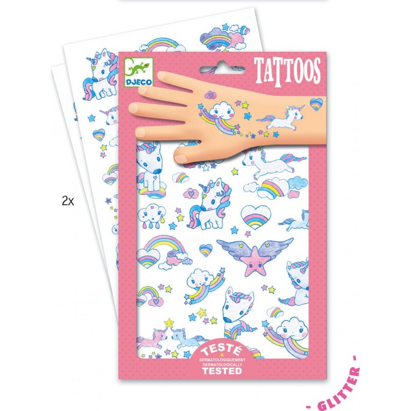 Djeco Unicorns Tattoos