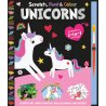 Scratch, paint and colour Unicorns