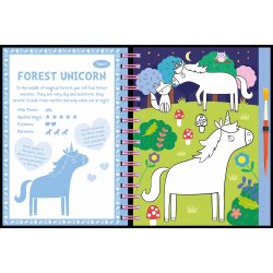 Scratch, paint and colour Unicorns