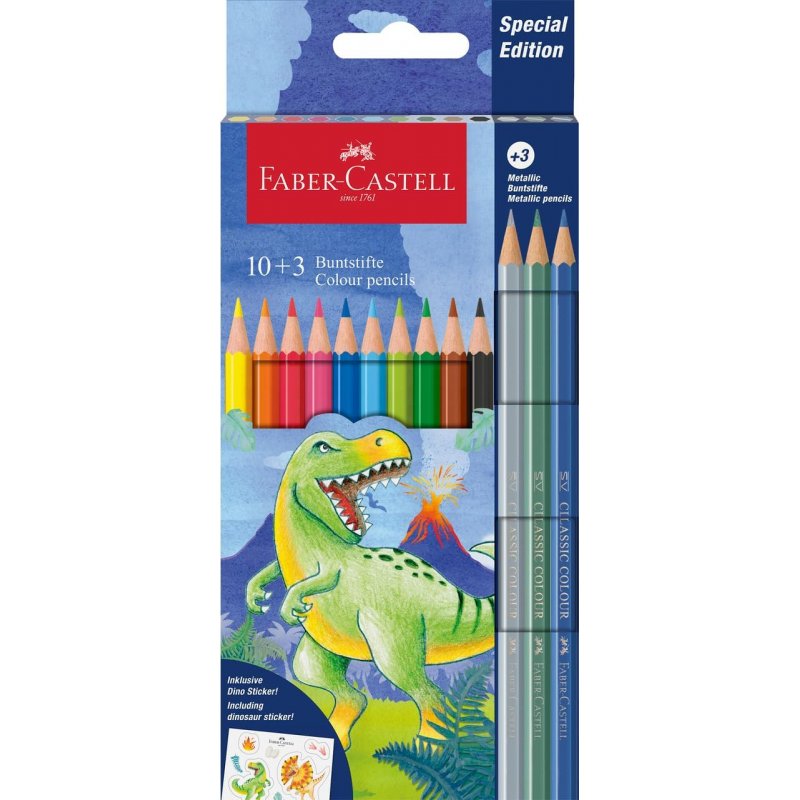 Faber-Castell Special Edition Colouring Pencils - Dinosaurs