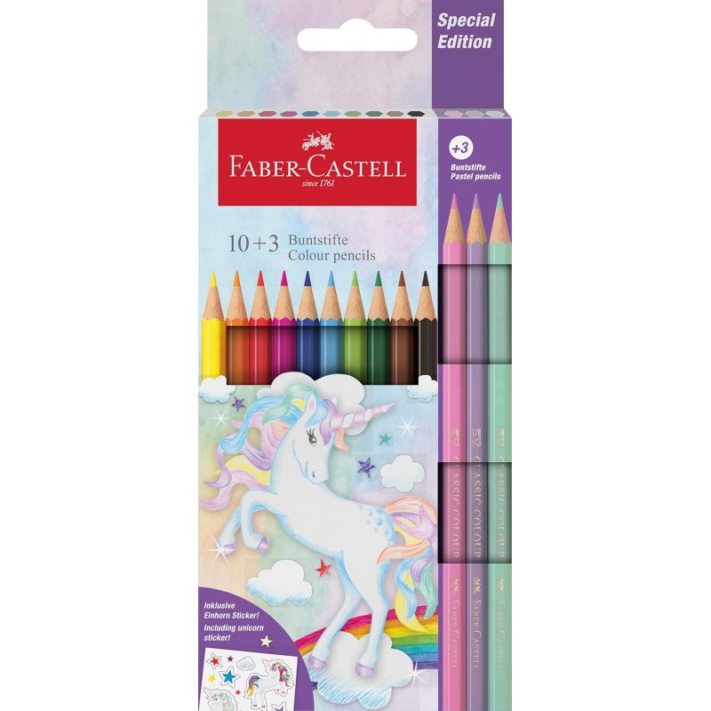 Faber-Castell Special Edition Colouring Pencils - Unicorns