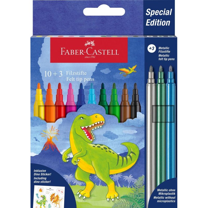 Faber-Castell Special Edition Felt tip pens - Dinosaurs