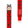 Ladybird erasable pen- red ink