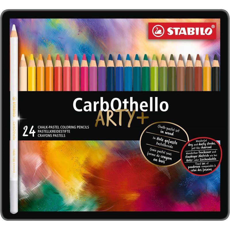 Stabilo Carbothello Pastel Pencils tin of 24