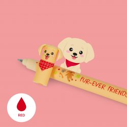 Legami Fur-ever friends erasable pens